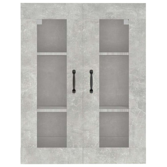 vidaXL - Bovenkast - 69,5x34x90 - cm - betongrijs