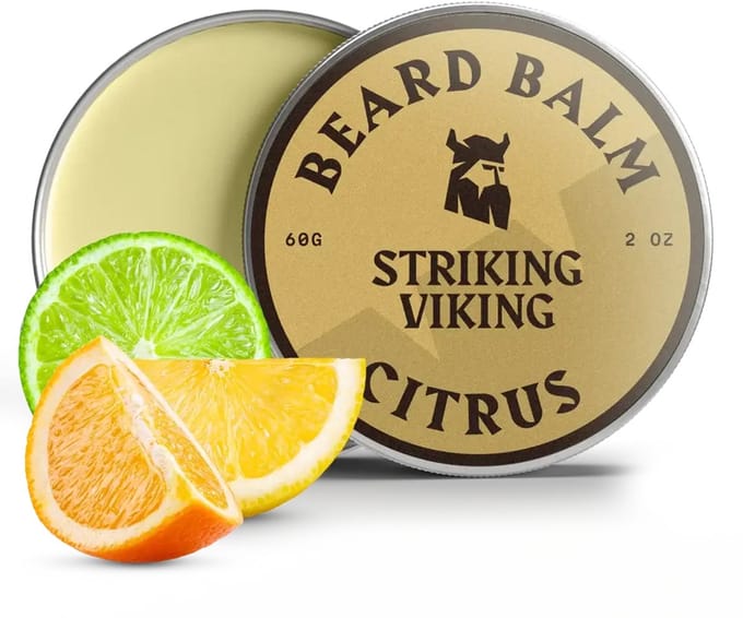 Striking Viking Baardbalsem voor Mannen - Citrus - 60 g