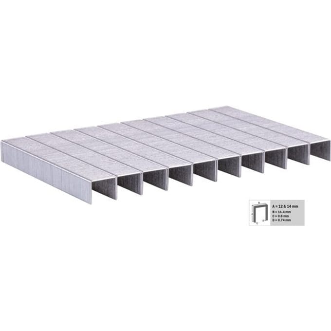 VONROC Nieten – 1000 stuks – 12 & 14MM – Universeel - Voor VONROC ET502AC