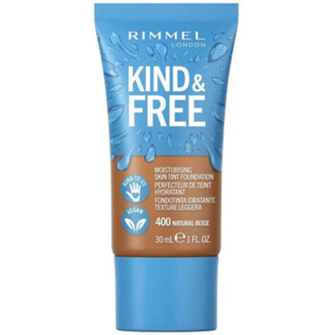 Rimmel London KIND & FREE Vegan Foundation - 400 Natural Beige