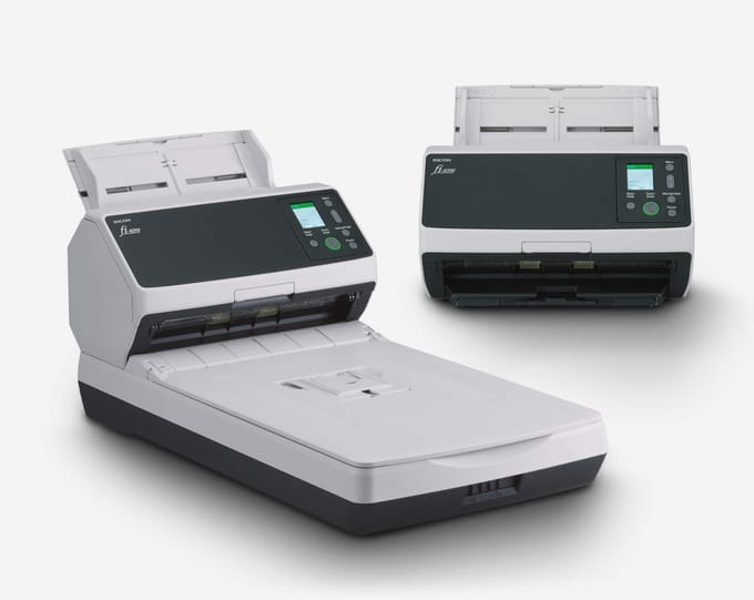 Ricoh (Fujitsu) fi-8290 documenten scanner voor werkgroepen met flatscan eenheid