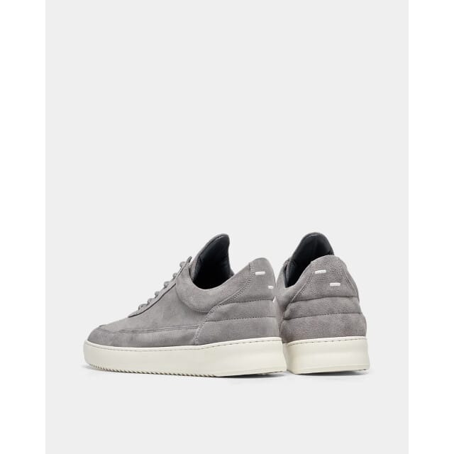 Filling Pieces - Low Top Suede Organic Grey - Maat 40
