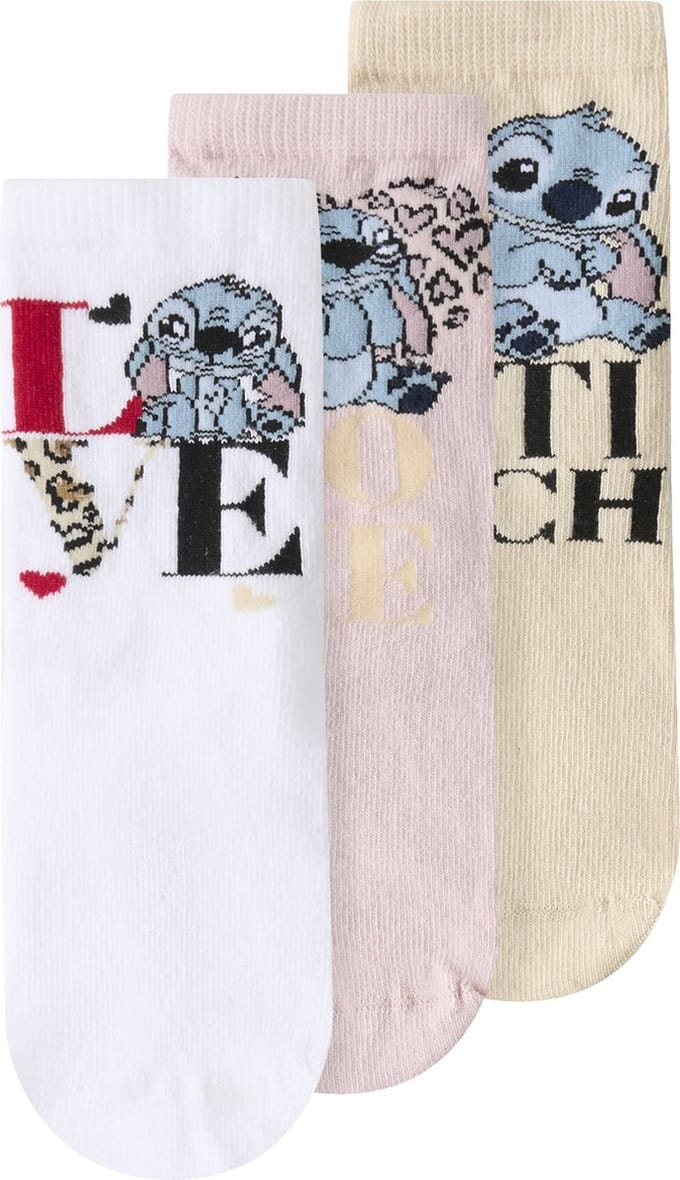 NAME IT - NMFJANE STITCH 3P SOCK WDI - Meisjes - Sokken