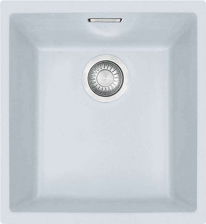 Franke Sirius - SID 110-34 tectonite spoelbak, 37x44 cm, wit 125.0363.784