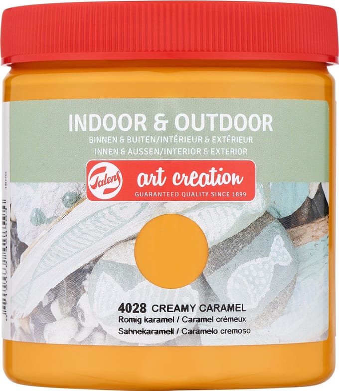 Talens Art Creation indoor & outdoor verf 250ml - Romig karamel