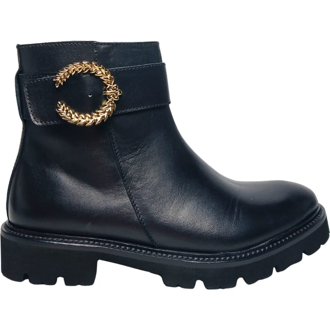 sa21103g9fvit000 Pollini Vrouwen leder zwart