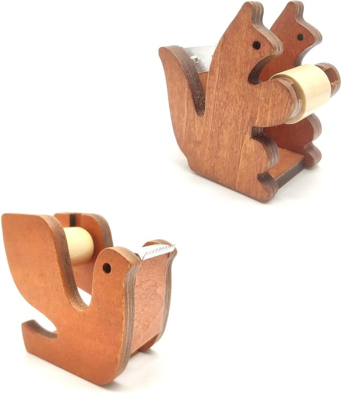 Plakbanddispenser - set van 2 - bureau organizer - high-performance tape dispenser voor thuiskantoor