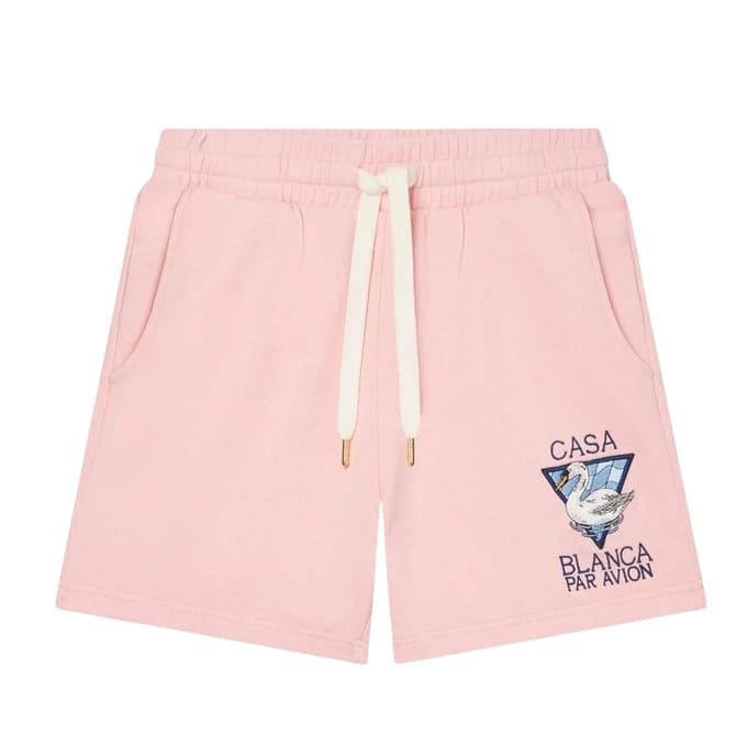 Casablanca Geborduurde Casablanca Par Avion Roze Short