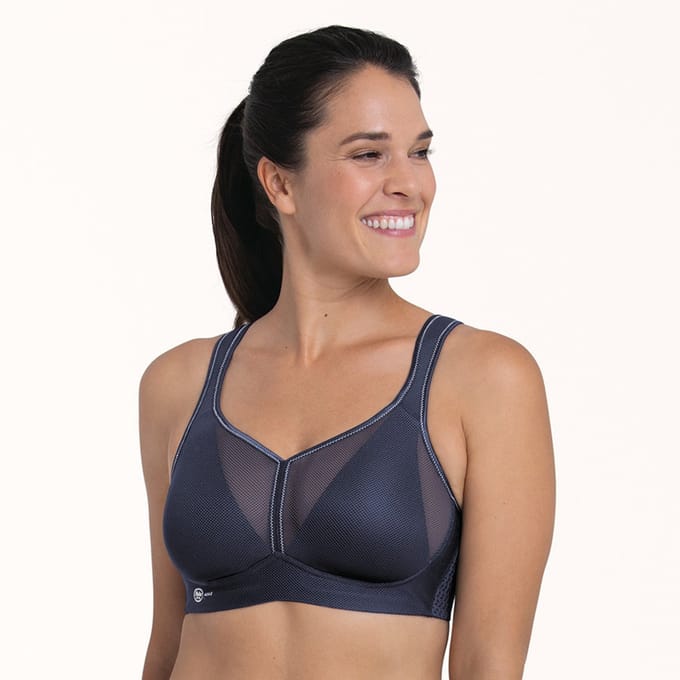 Anita - Air Control Deltapad sport bh zonder beugel - blue iris - 80D
