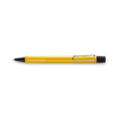 Lamy balpen, model safari geel, met medium vulling