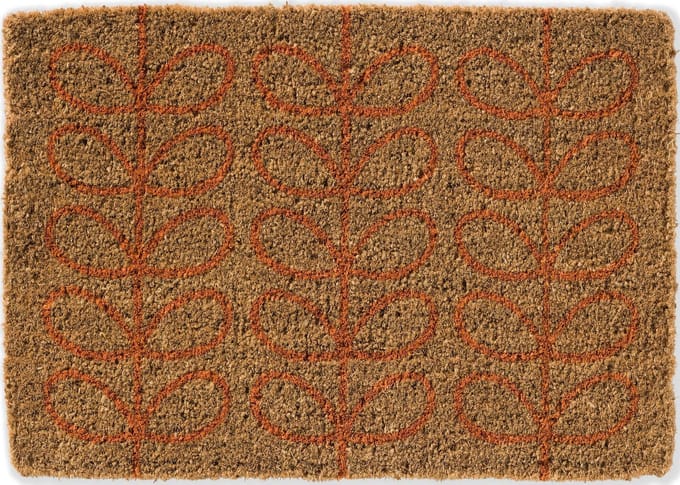 Orla Kiely Doormat Linear Stem Tomato 560503 - 40 x 60 cm