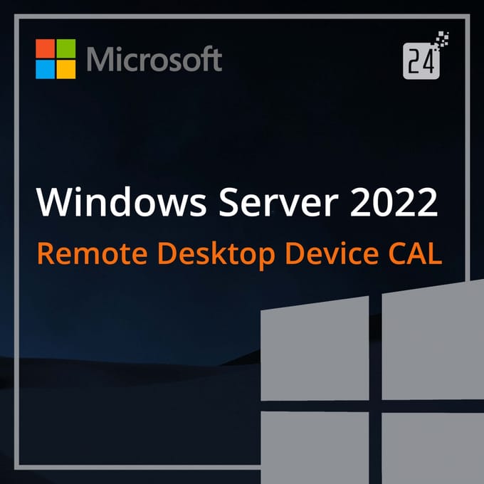 Microsoft Windows Remote Desktop Services 2022, Device CAL, RDS CAL, Client Access License 1 CAL