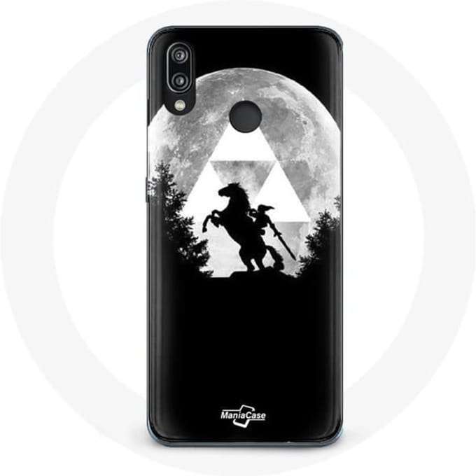 Hoesje voor Huawei P20 Lite - Zelda - Flexibel - Zwart - Bescherming - Gemengd