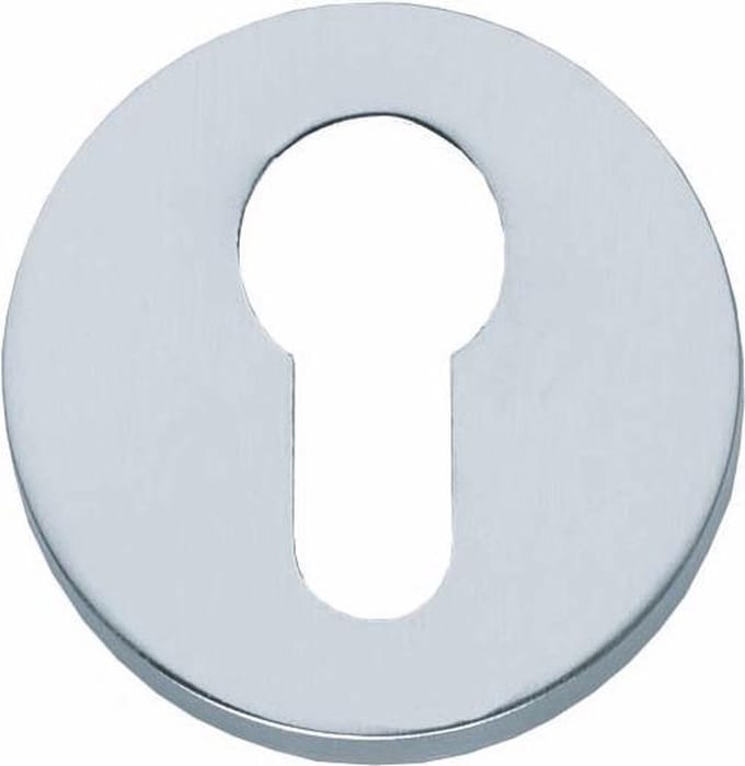 Intersteel Rozet profielcilindergat rond verdekt chroom mat