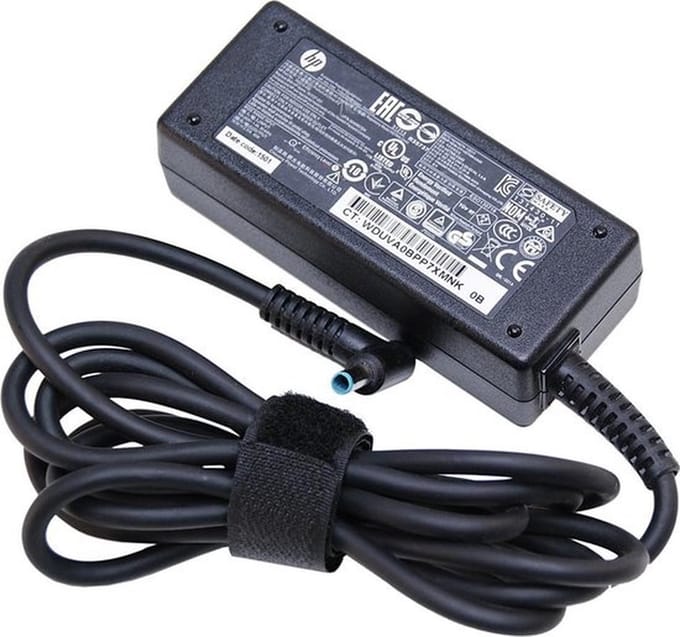 HP 45-Watt Smart AC-adapter - Voedingsadapter - Blue Pin