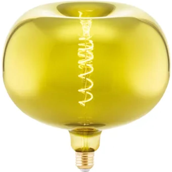 Eglo Ledfilamentlamp Apple - Goud - D22cm - Dimbaar - Warm Wit - E27 - 4w