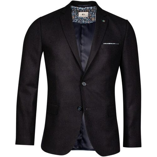 Giordano Colbert Robert Wool Mix Faux Uni Subtle Mélange  Dark Navy / male