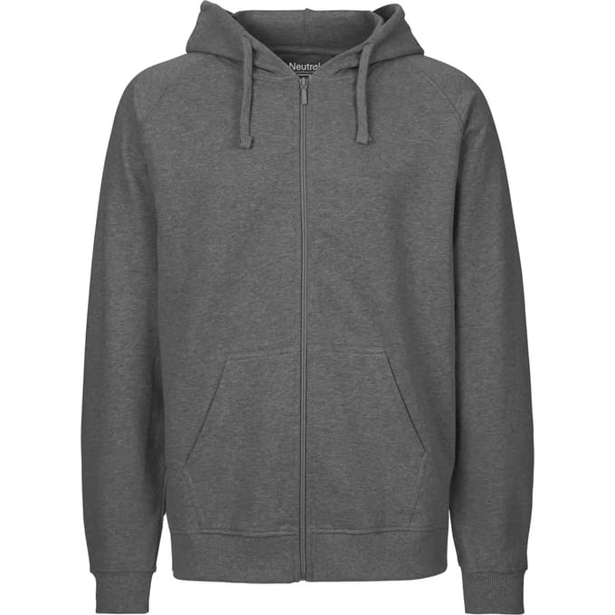 Neutral Men´s Zip Hoodie NE63301 - Dark Heather - S