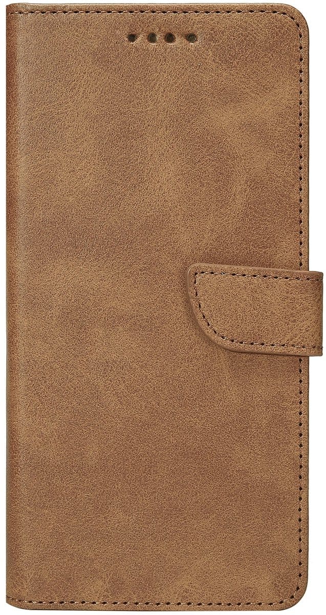 Rixus Bookcase For Apple iPhone 17 Light Brown