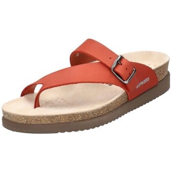 mephisto - HELEN SCRATCH - Dames slippers - Kleur: Rood - Maat: 37