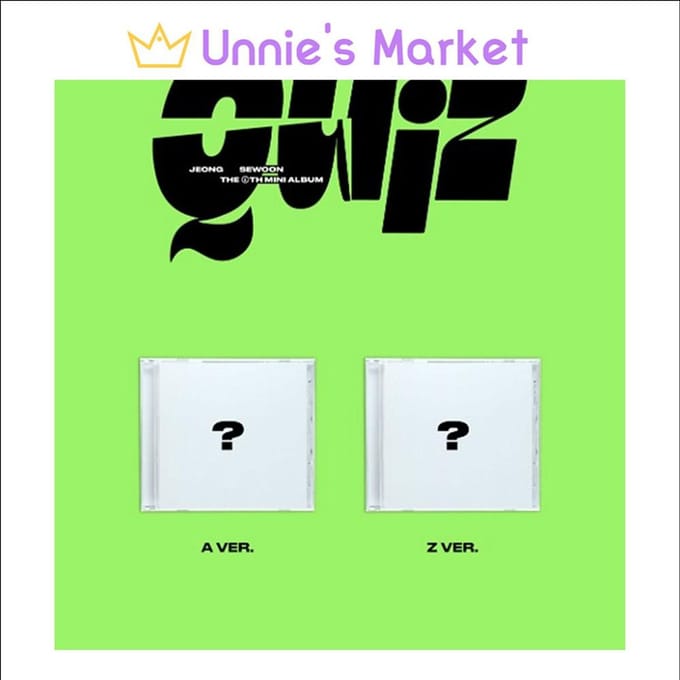 JEONG SEWOON [Quiz] Jewel Ver. (A VER. / Z VER.) RANDOM white