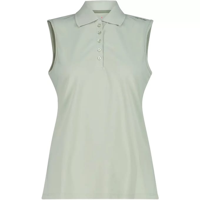 Cmp 3t59776 Mouwloze Polo Groen 2XS Vrouw
