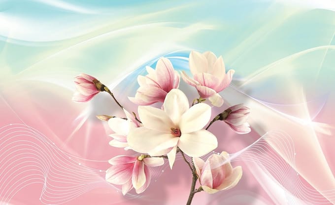Poster | Roze | 104 x 70,5 cm