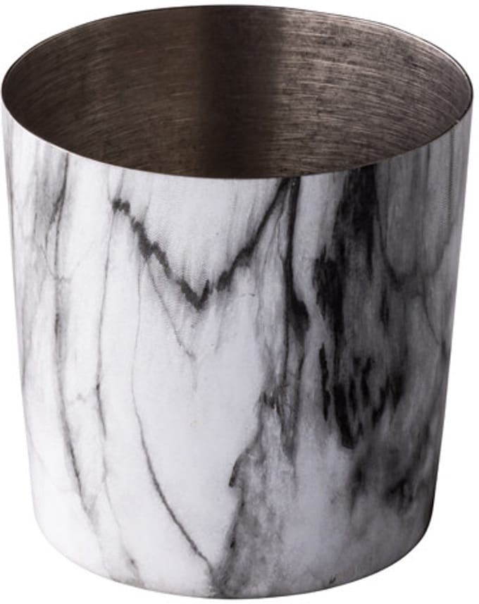 Presentatie bakje vintage marble 8,5 x 8,5cm 400ml - set van 12 stuks