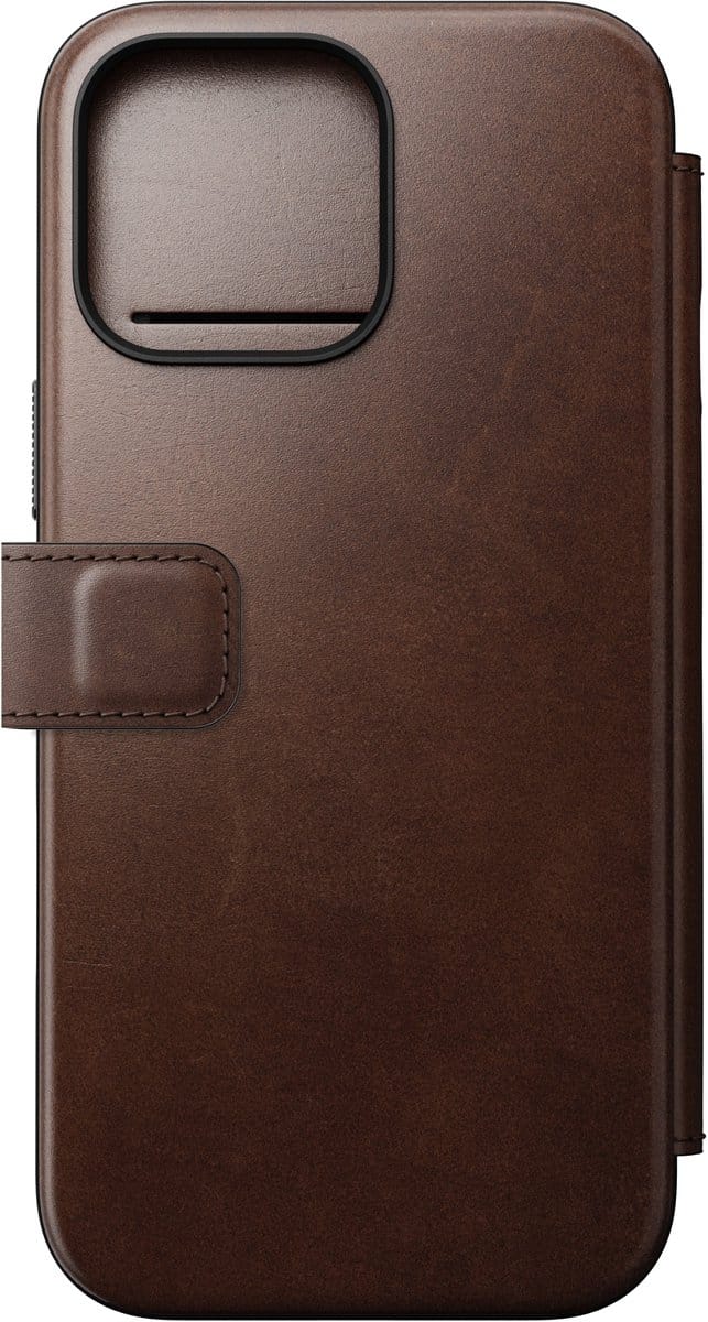 Nomad Modern Leather Folio - iPhone 16 Pro Max | Horween - Bruin