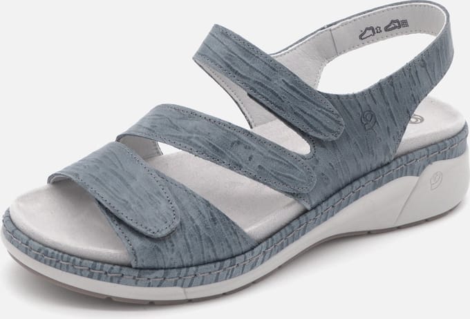 Suave Dames Sandaal - 1809T2 Jeansblauw - Maat 39