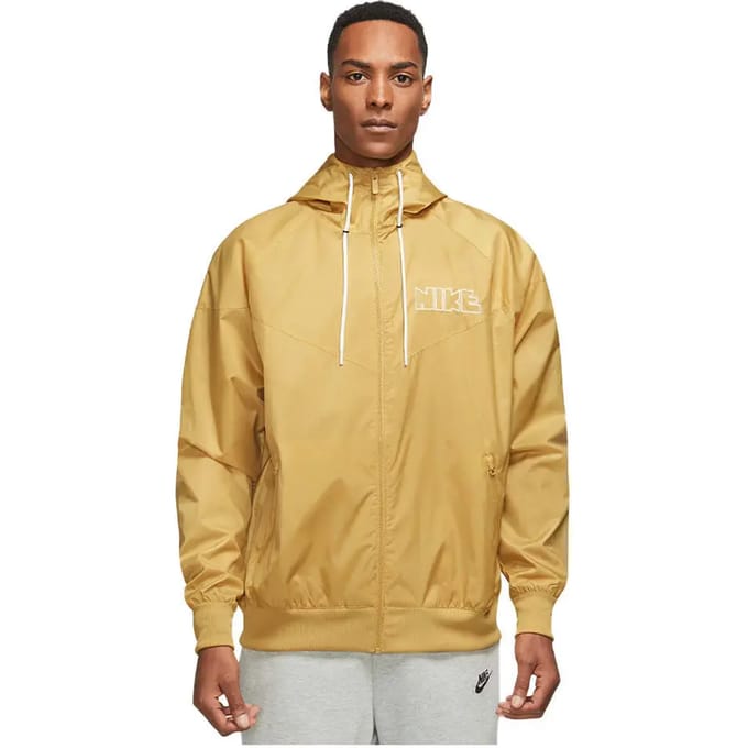 Windrunner windjack voor heren, geweven gevoerd, tarwegoud/tarwegoud/tarwegoud/wit