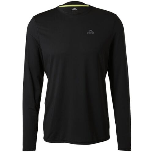 CRIVIT Heren sportshirt (Zwart, S)