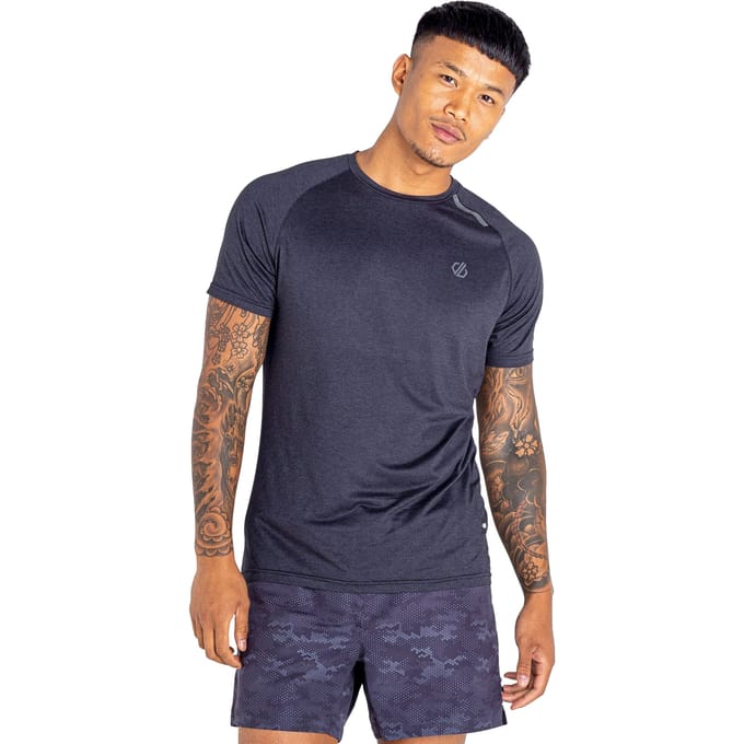 Dare 2B Heren Persist Marl T-shirt (Zwart)