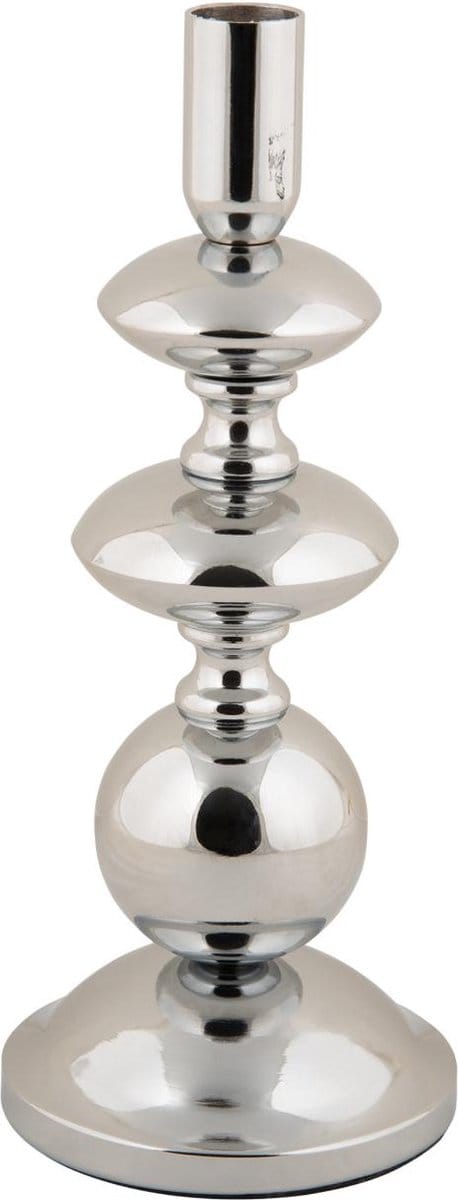Present Time Kandelaar Dazzle Large - Zilver - Ø10cm - Scandinavisch - IJzer