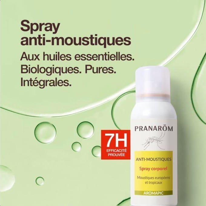 Pranarom - Spray duo voor het lichaam ANTI-MUGGEN - Bio - PROMO