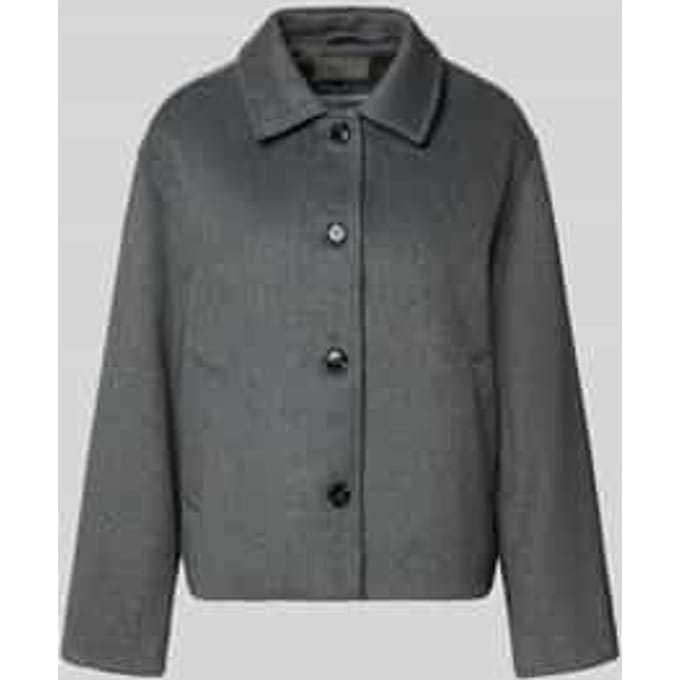 Wollen jack met platte kraag, model 'Hamra'