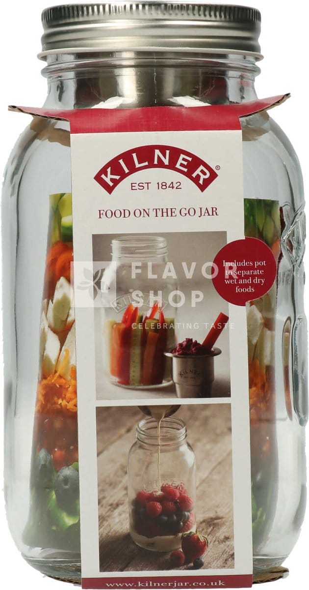 Glazen voorraadbokaal Food on the go 1L