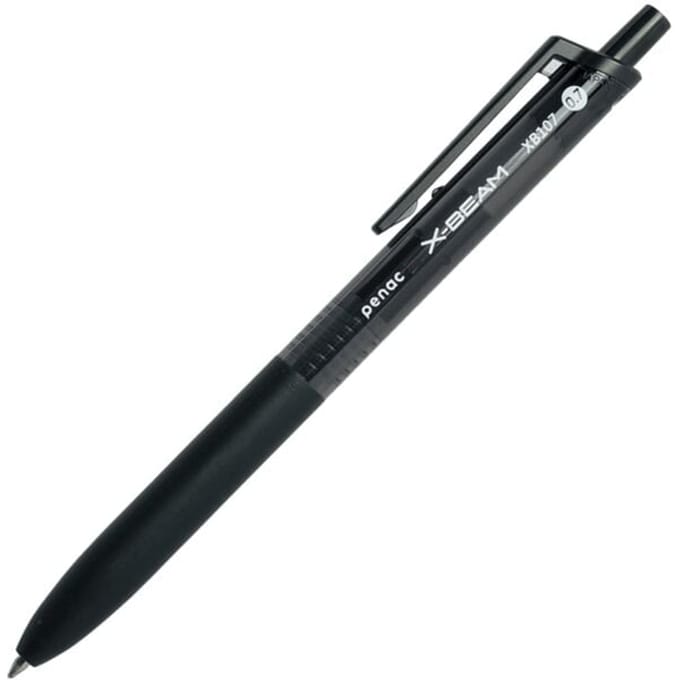 Penac Balpen X-Beam - Zwart - 0.7mm - Zwarte Inkt