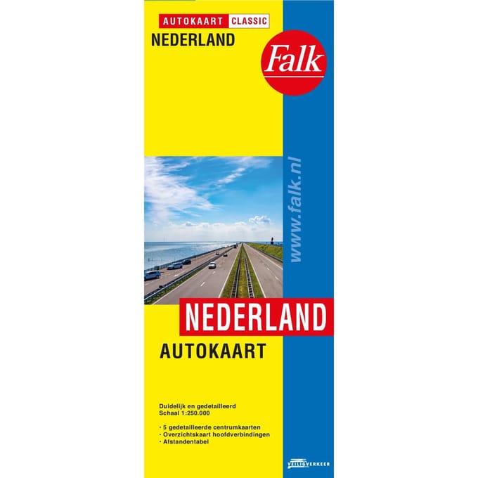 Autokaart Nederland Classic - Falkplan Autokaart