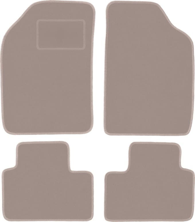 Beige veloursmatten voor: Lancia Ypsilon I hatchback (1996-2003)