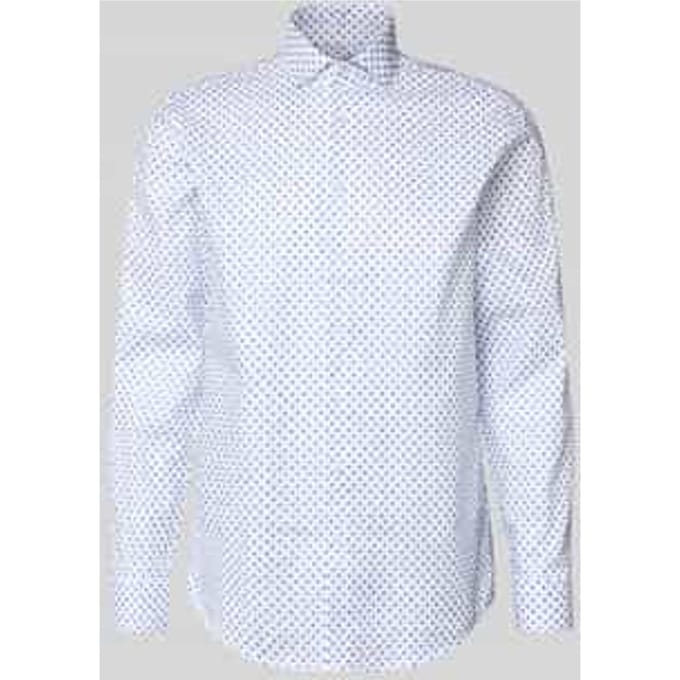 Slim fit zakelijk Hemd van Katoen met Kentkraag