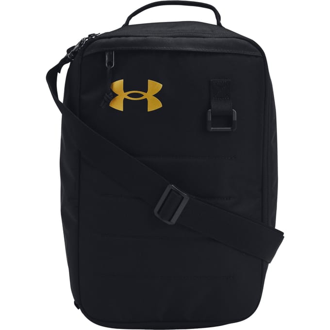 Under Armour Schoenentas met logo (Zwart/Metallic Goud)