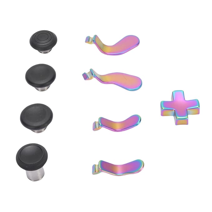 Metalen Thumbsticks Vervanging voor Elite Controller Series 2 Core met 4 Vervangbare Magnetische veelkleurig