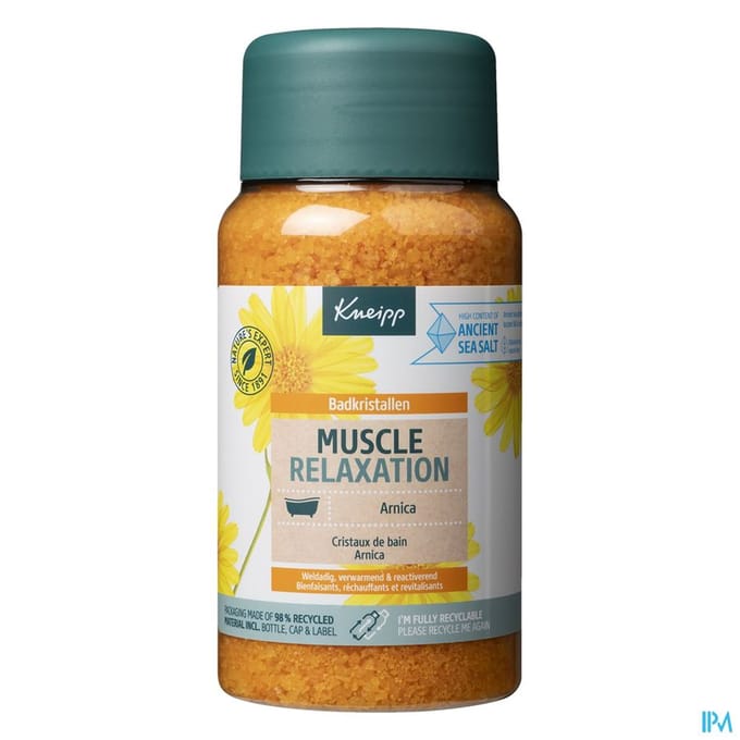Kneipp Muscle Relaxation - Badkristallen - Badzout - Met Arnica - 600 gr