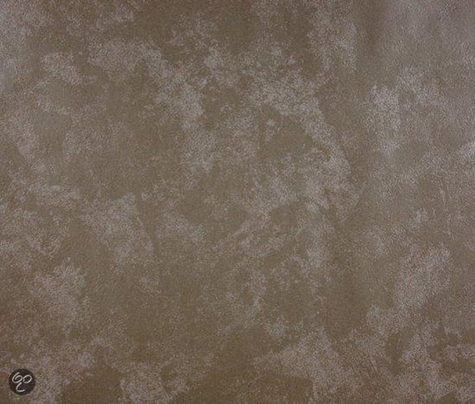 Dutch Wallcoverings Schuimvinyl - Chocoladebruin