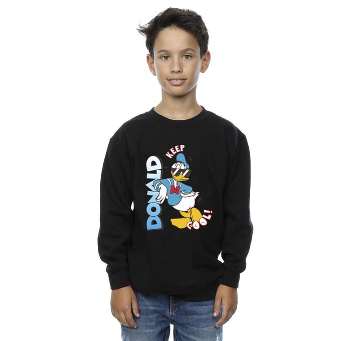 Disney Jongens Donald Duck Cool Sweatshirt (Wit)
