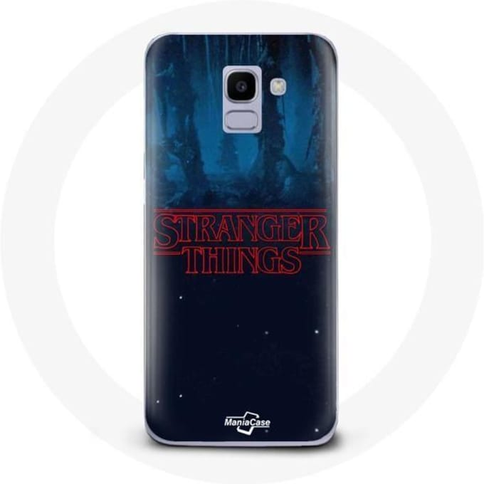 Coque pour Samsung Galaxy A8 2018 Stranger Things logo de la saison 2