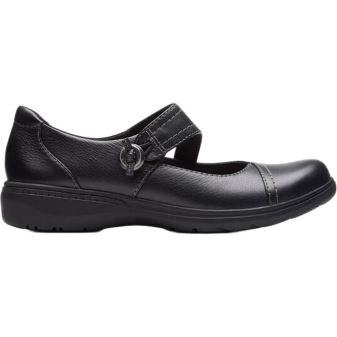 Clarks Carleigh Ray - dames ballerina - zwart - maat 41 (EU) 7 (UK)