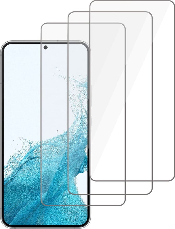 Geschikt voor Samsung S22 Plus Screenprotector - Beschermglas Screen Protector 9H Glas - 3 Stuks