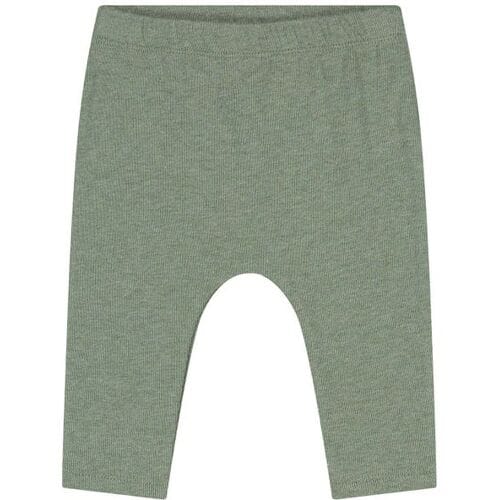 Prénatal newborn broek Dark Green Melange 44 unisex